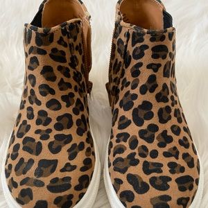 Girl Leopard ankle boot